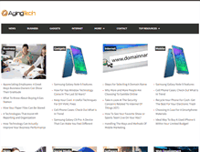 Tablet Screenshot of agingtech.com
